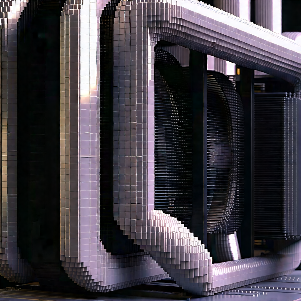 Close-up of cooling system