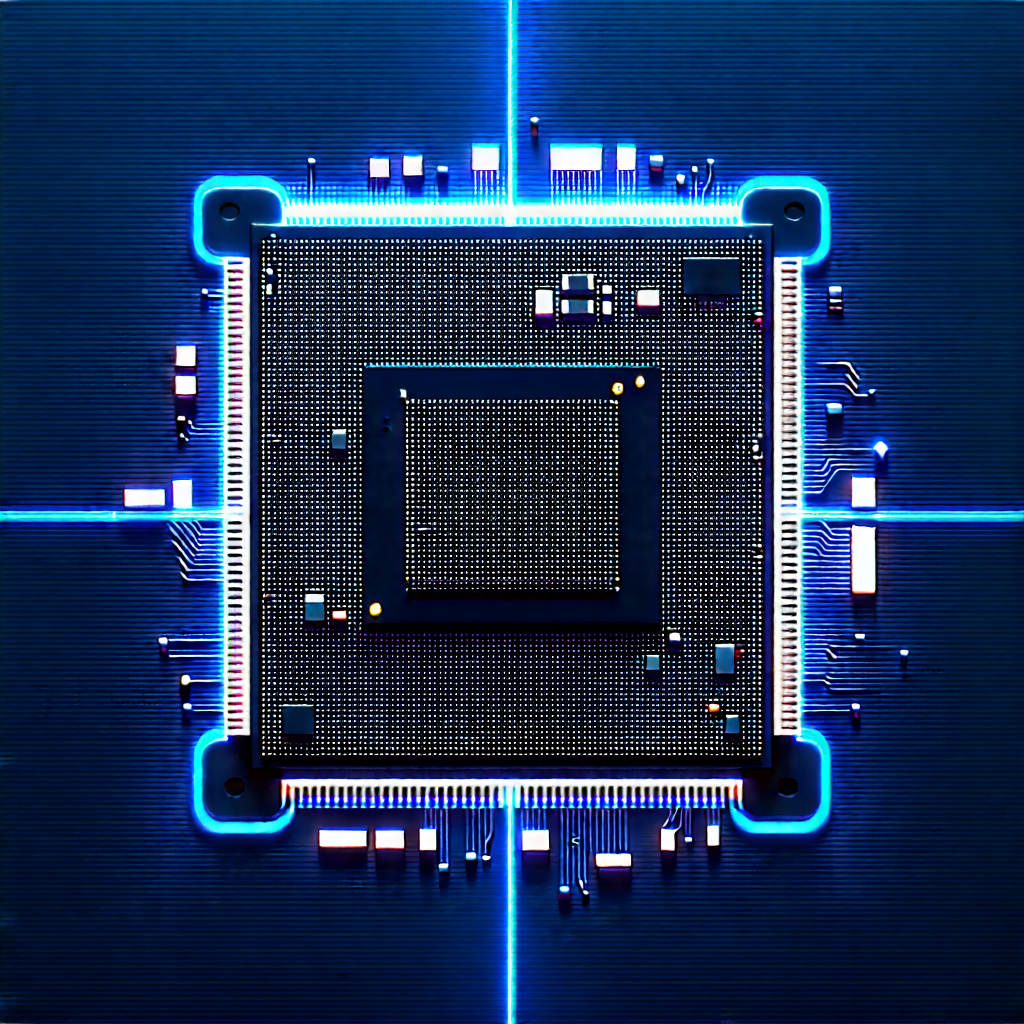 Microchip with digital particles