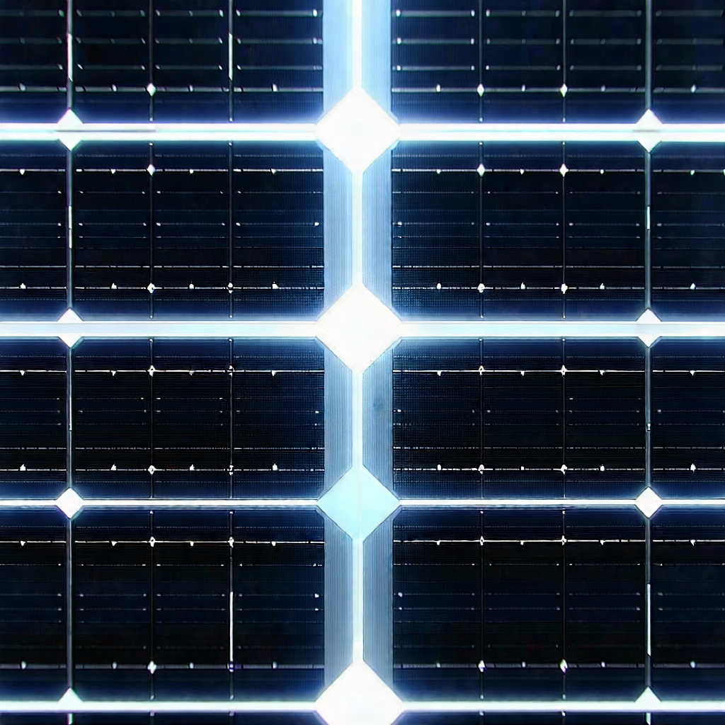 Solar panel with holographic projection