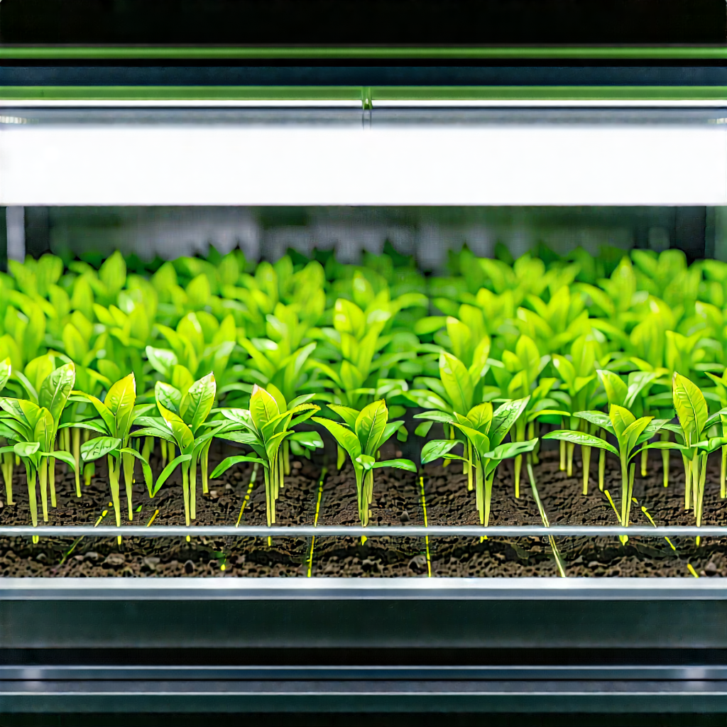 Agricultural Technology In Manufacturing Facility With Large Number