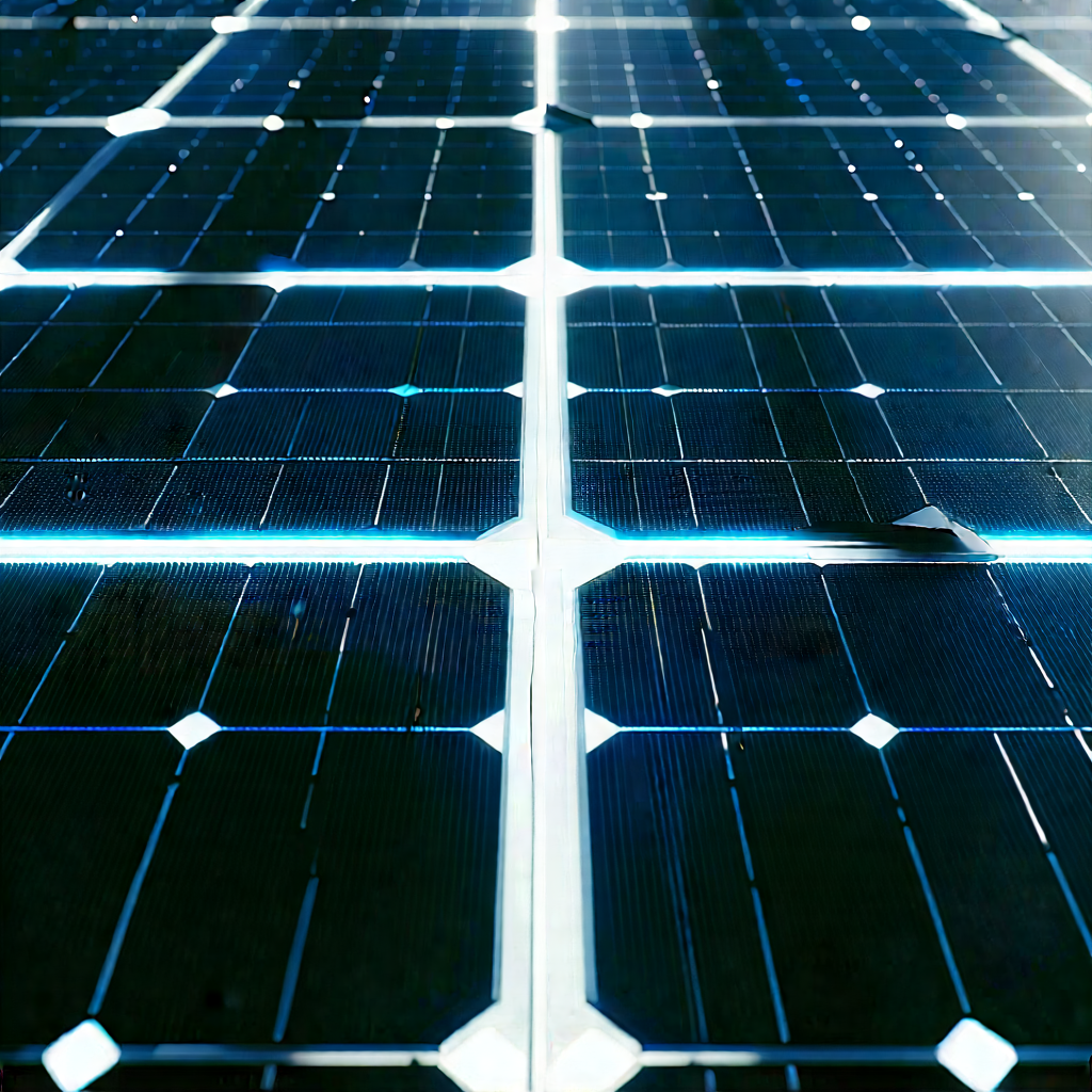 Solar panel with laser scanning