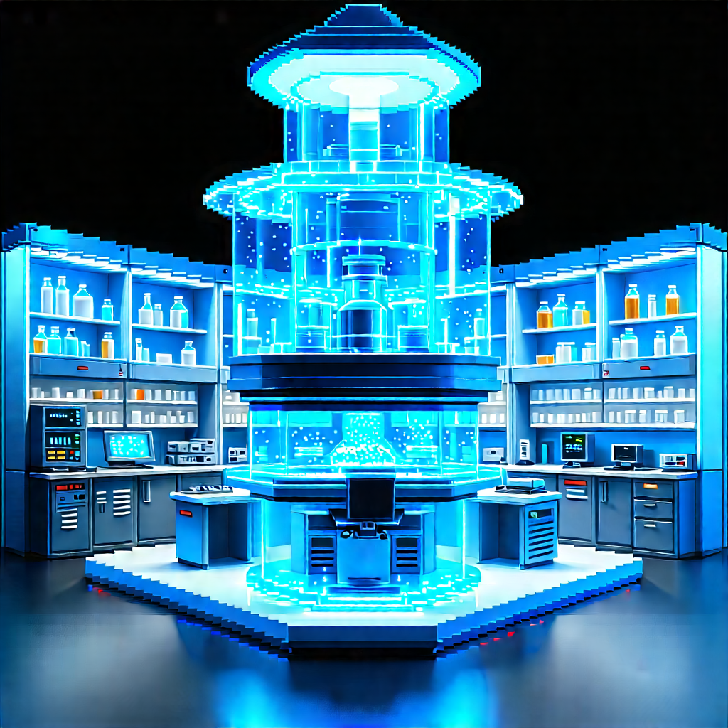 (futuristic:1.14) Research Laboratory With Futuristic Laboratory