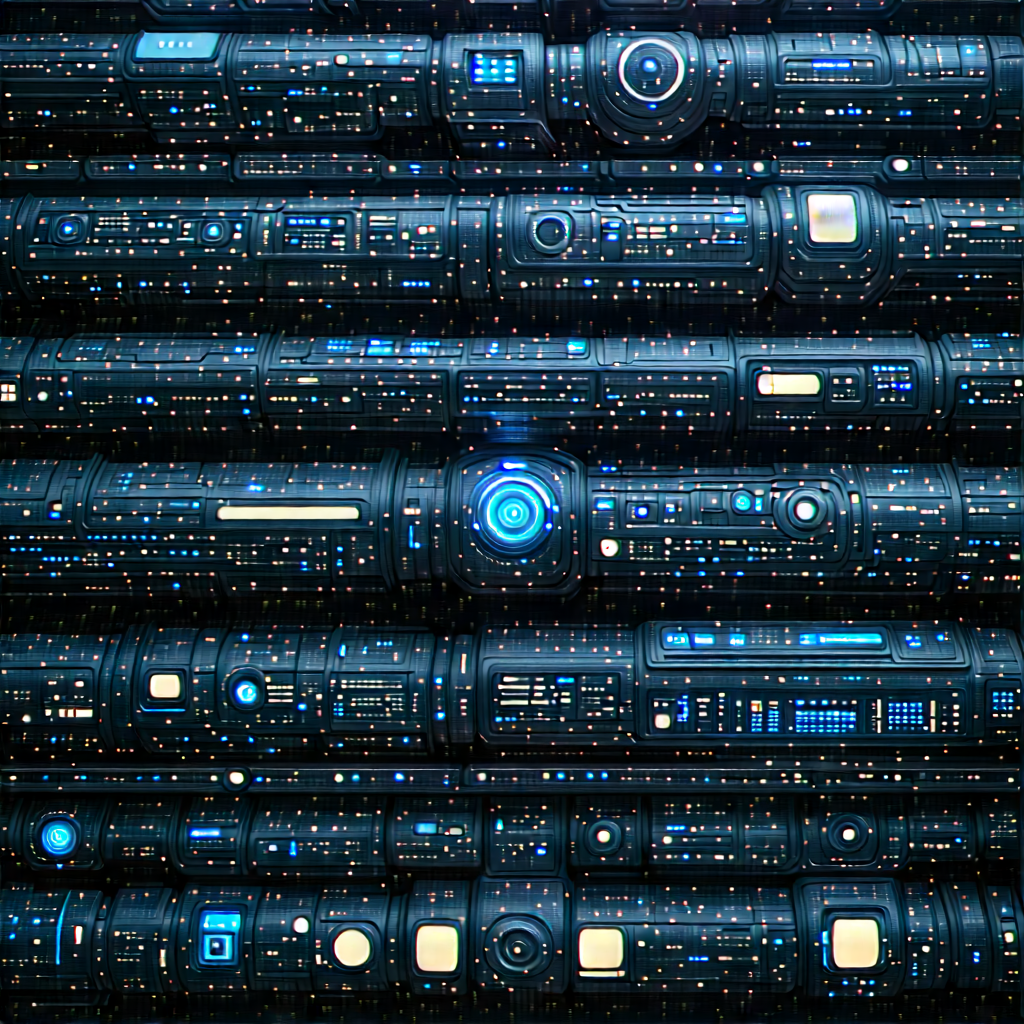 Close-up of sensor array