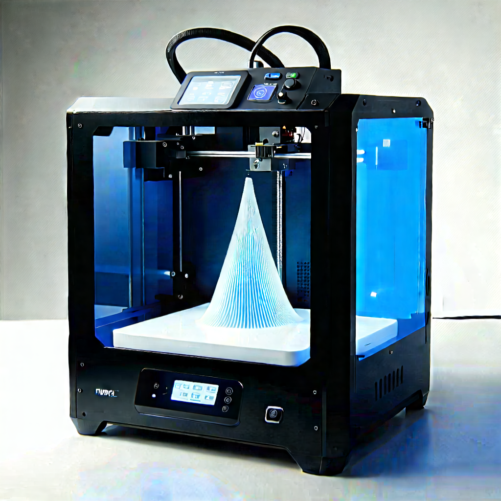 3d printer with data streams