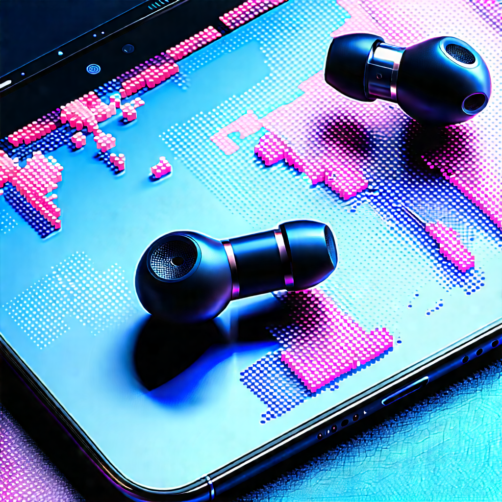 Wireless earbuds with streaming content