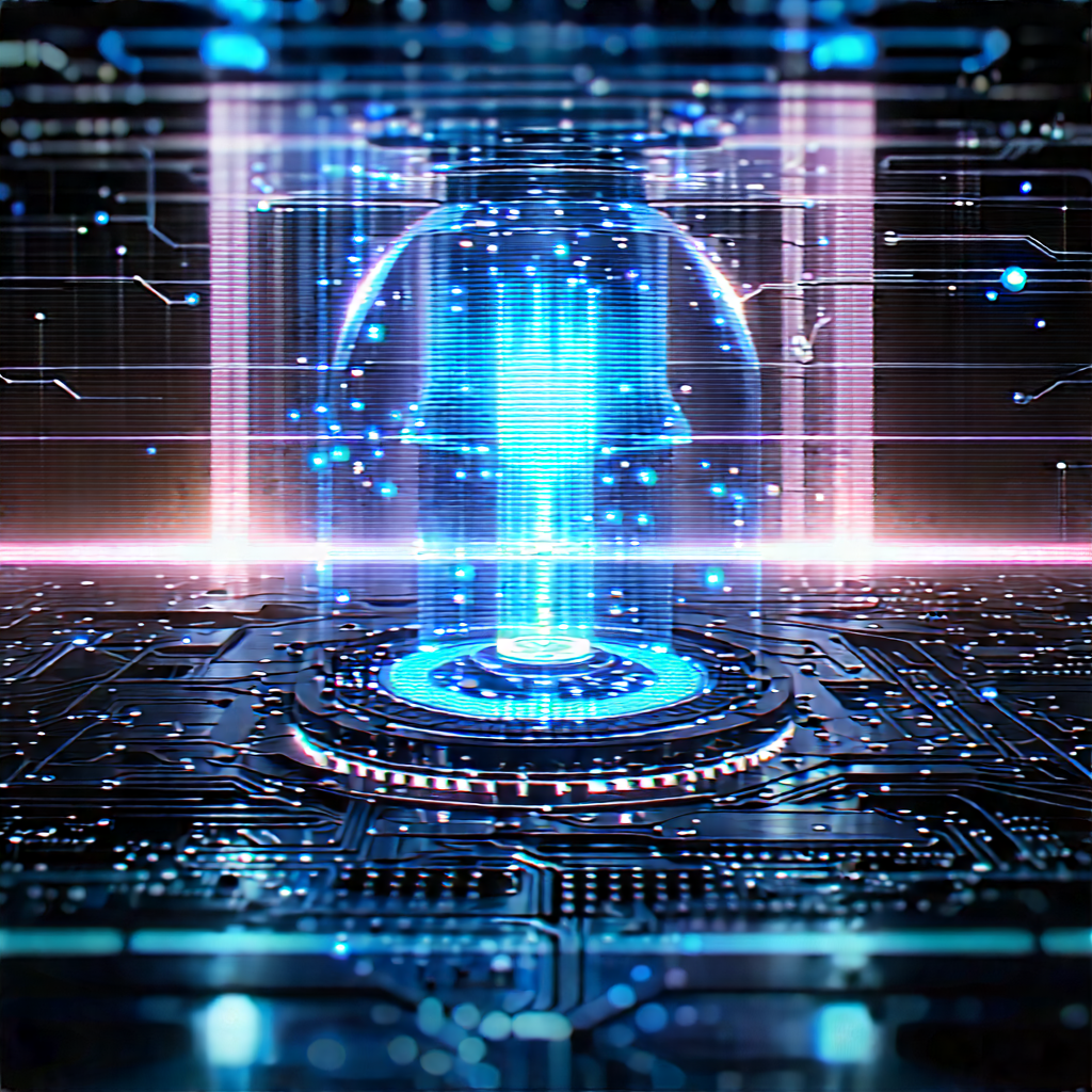 Quantum computer with digital particles
