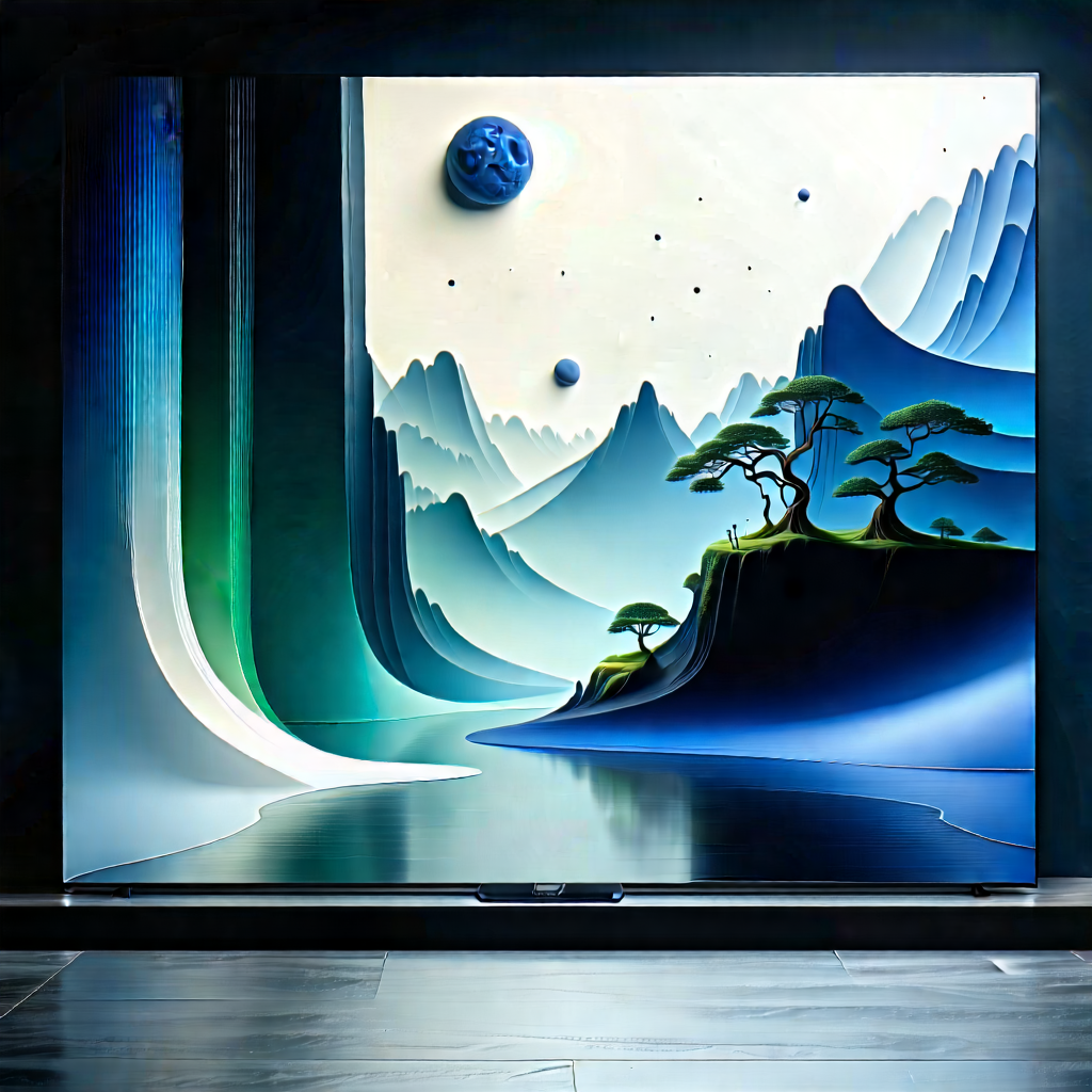 Innovative Smart Appliance Design With Large Painting
