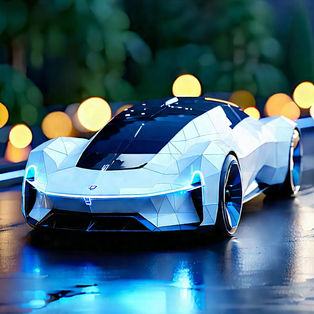 Innovative Electric Vehicle Design With Futuristic Sleek