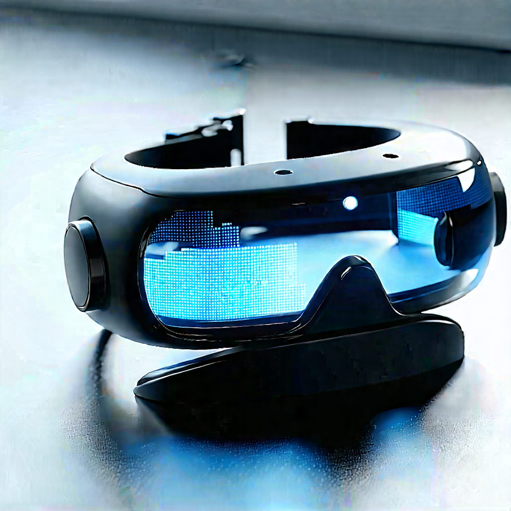 Innovative Wearable (device:1.11) Design With Pair Blue