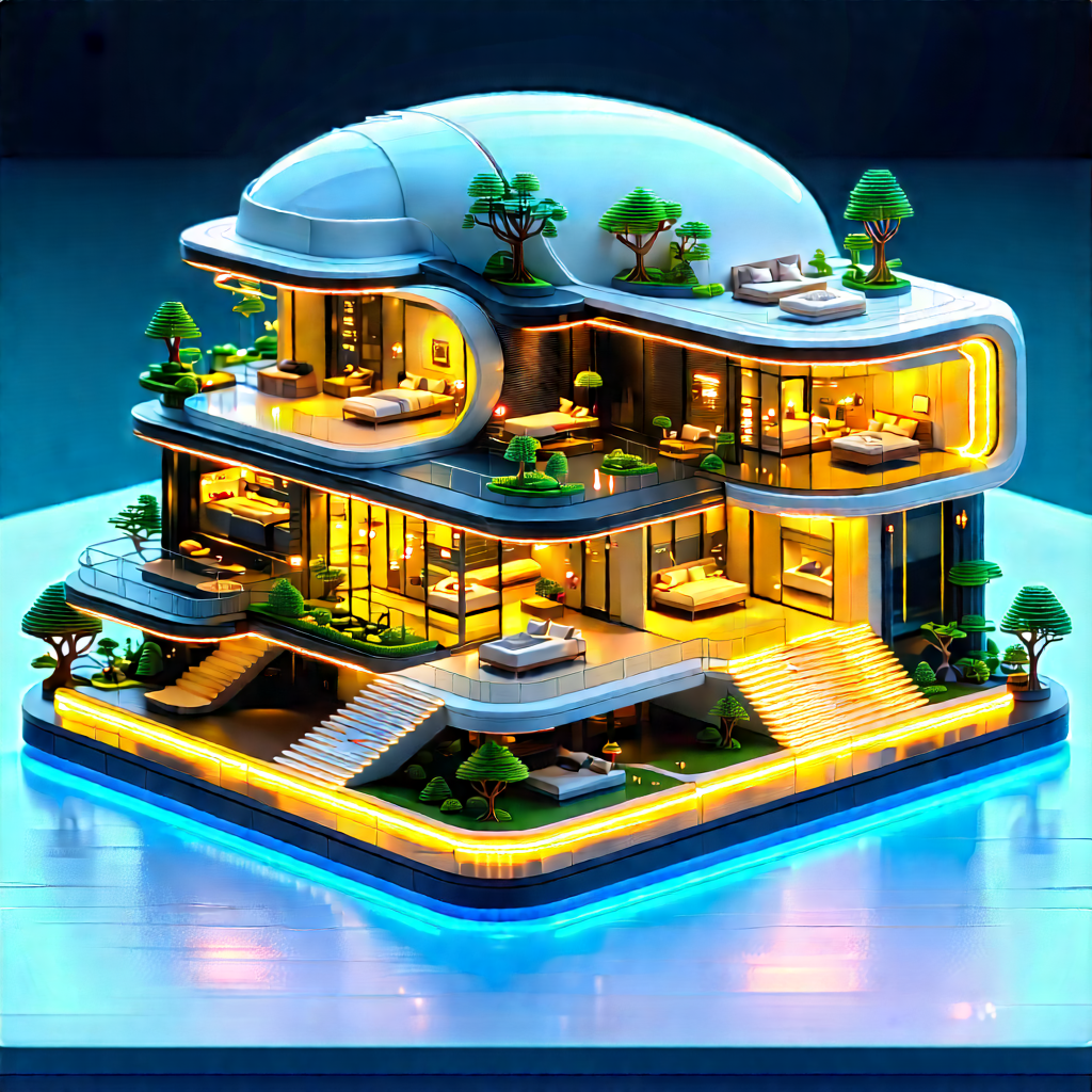 Futuristic smart home