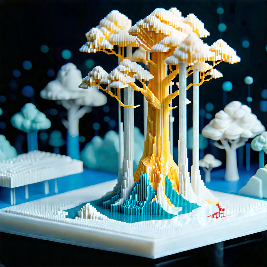 3d printer with data streams