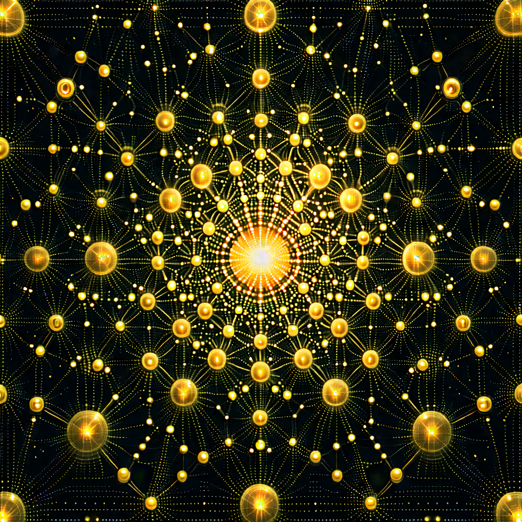Blockchain Network Visualization With Image, There
