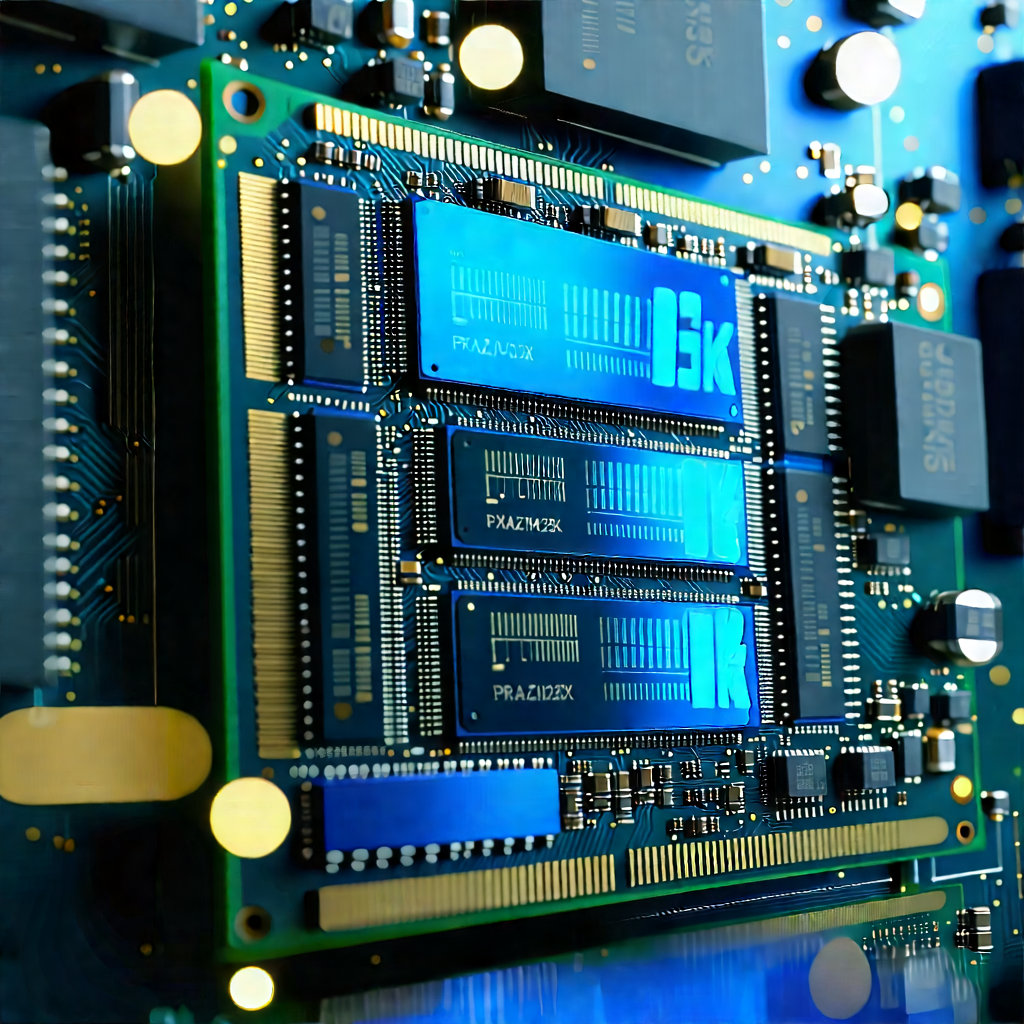 Close-up of memory module