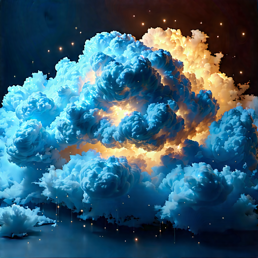 (cloud:1.35) Computing Visualization With Large, Blue