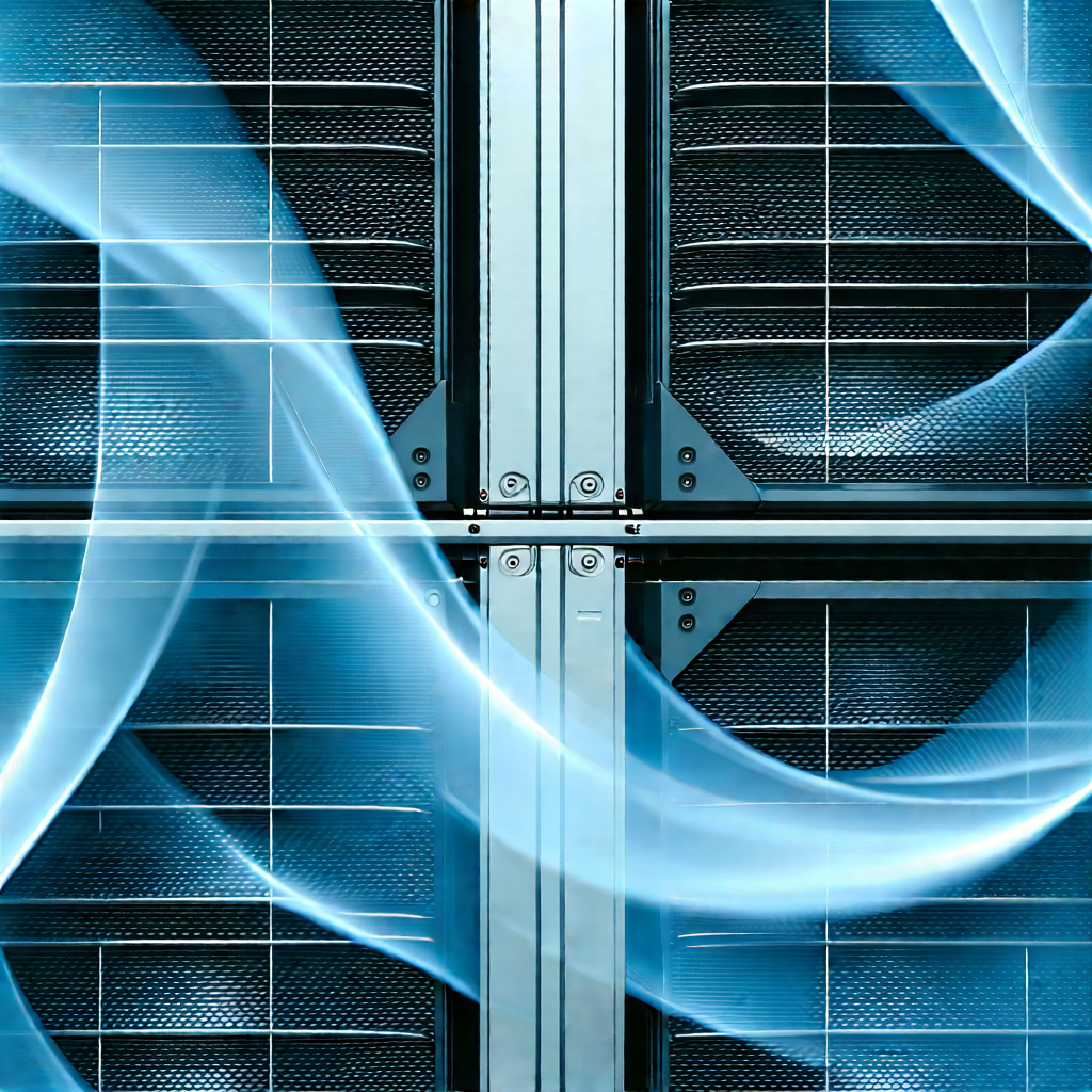 Close-up of cooling system