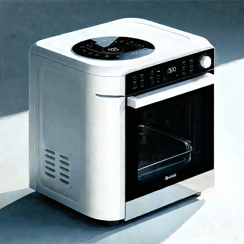 Innovative Smart Appliance Design With White Microwave