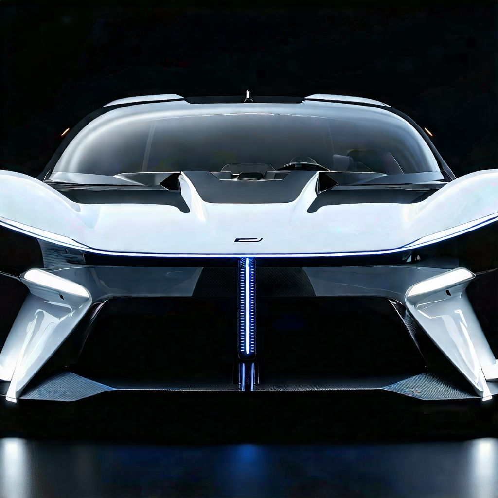 Innovative Electric Vehicle (design:1.16) With Futuristic Sleek
