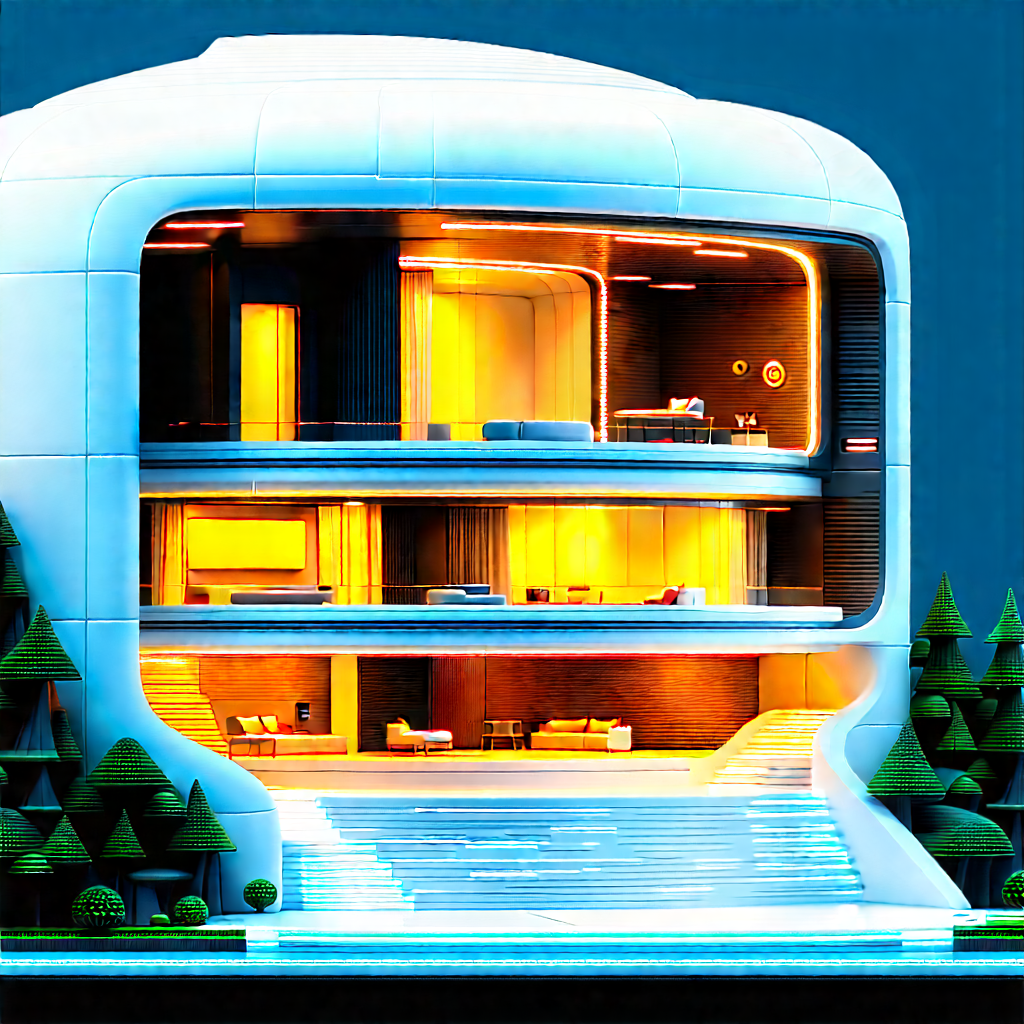 Futuristic smart home