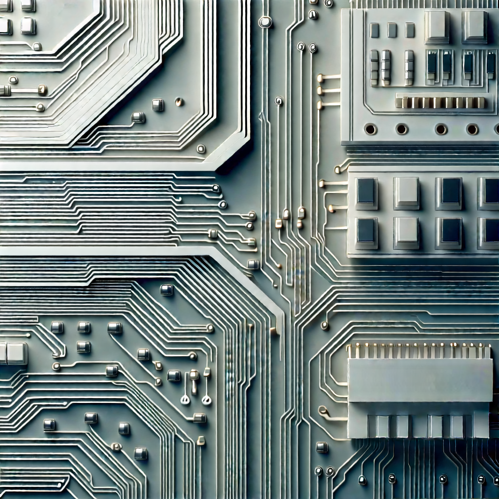 Close-up of electronic circuit