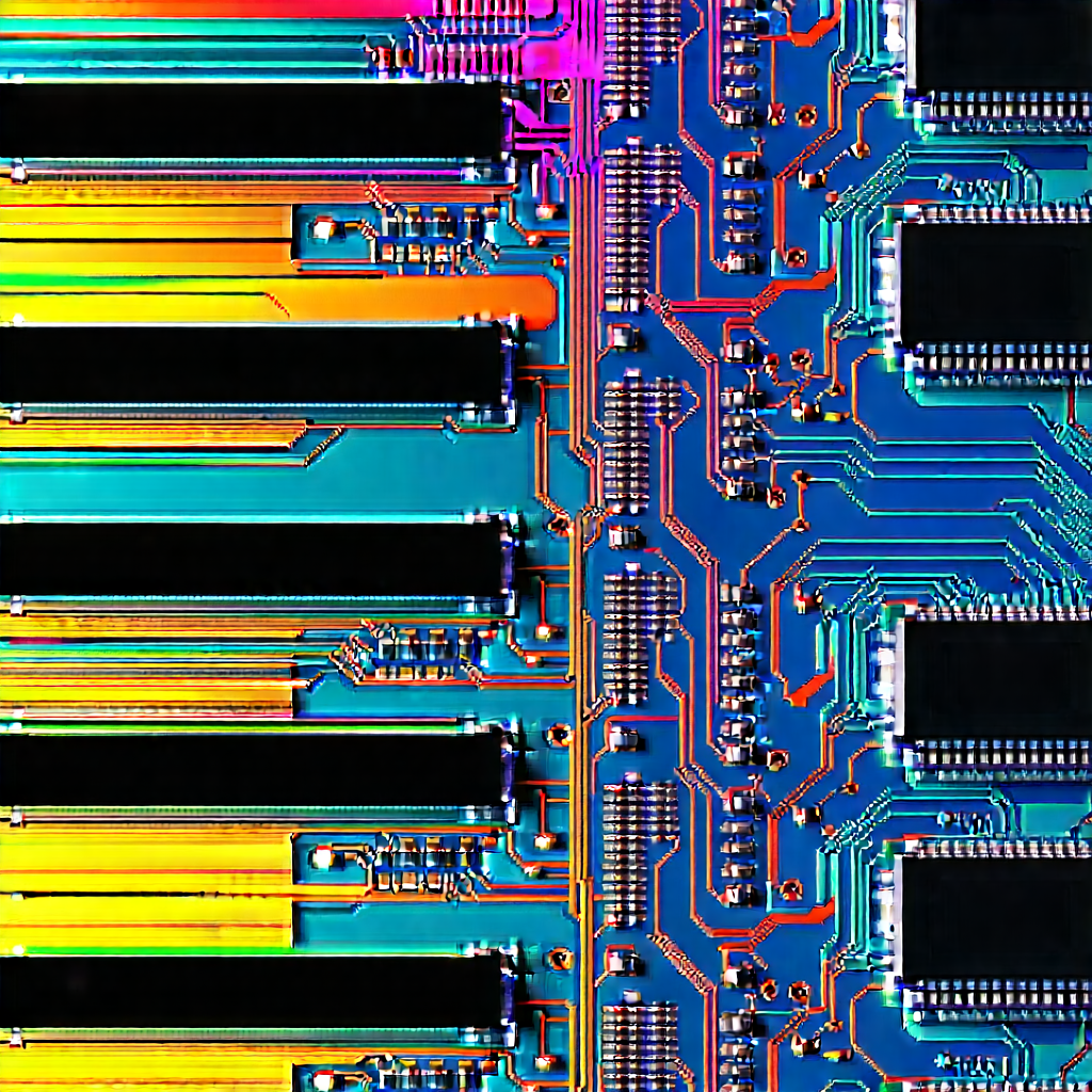 Close-up of memory module