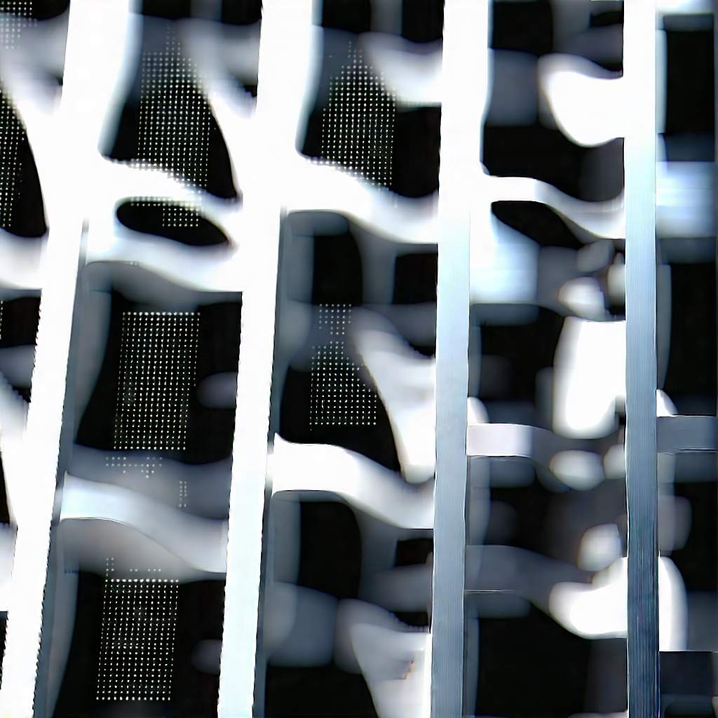 Close-up of sensor array