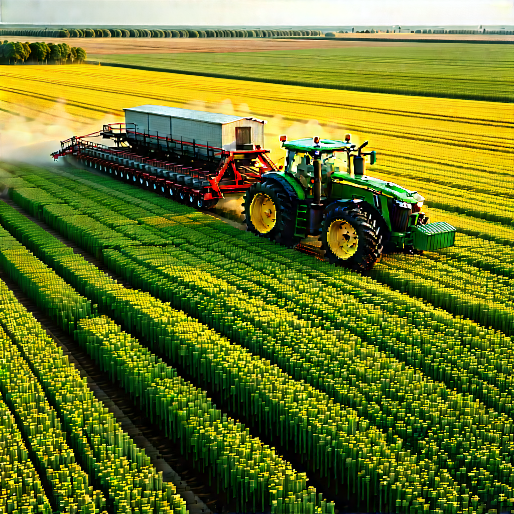 Agricultural Technology In Field Deployment With Large Green