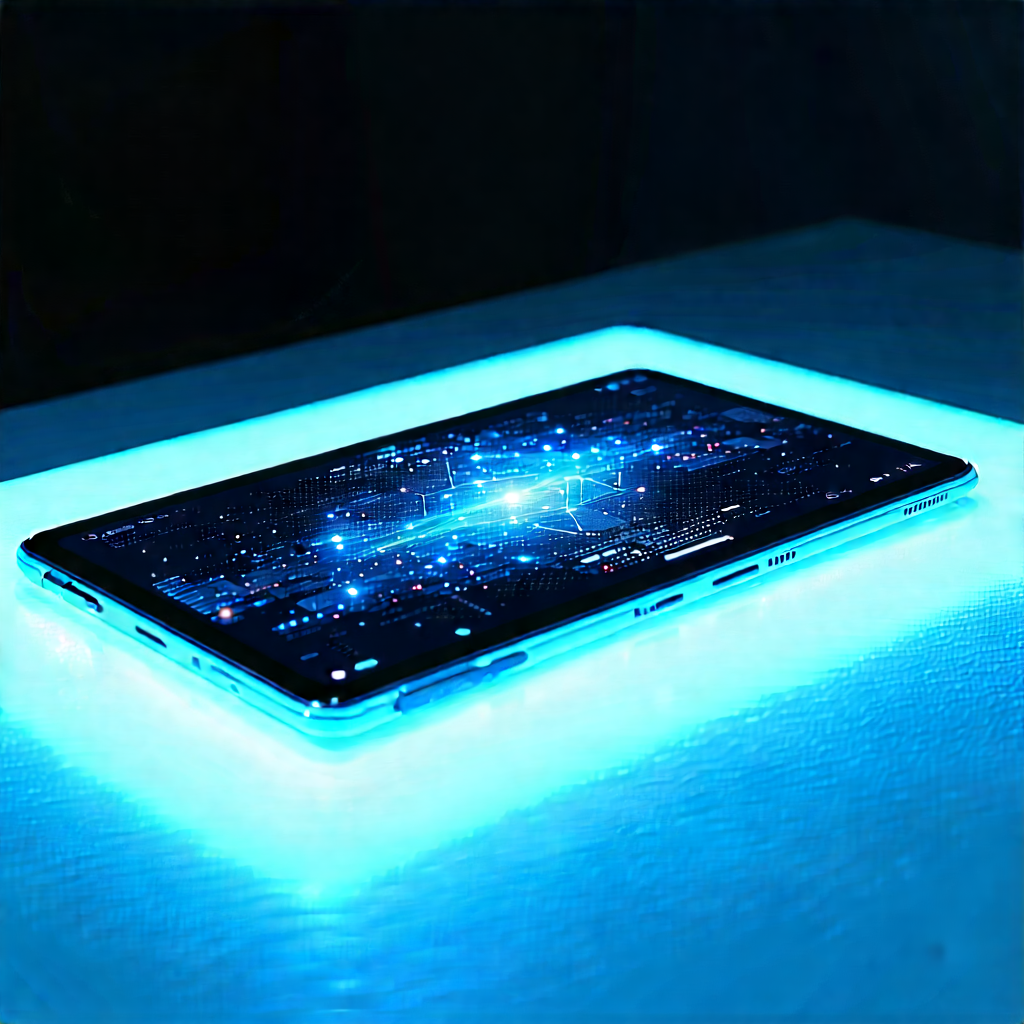Tablet With Holographic Display With Table Cell