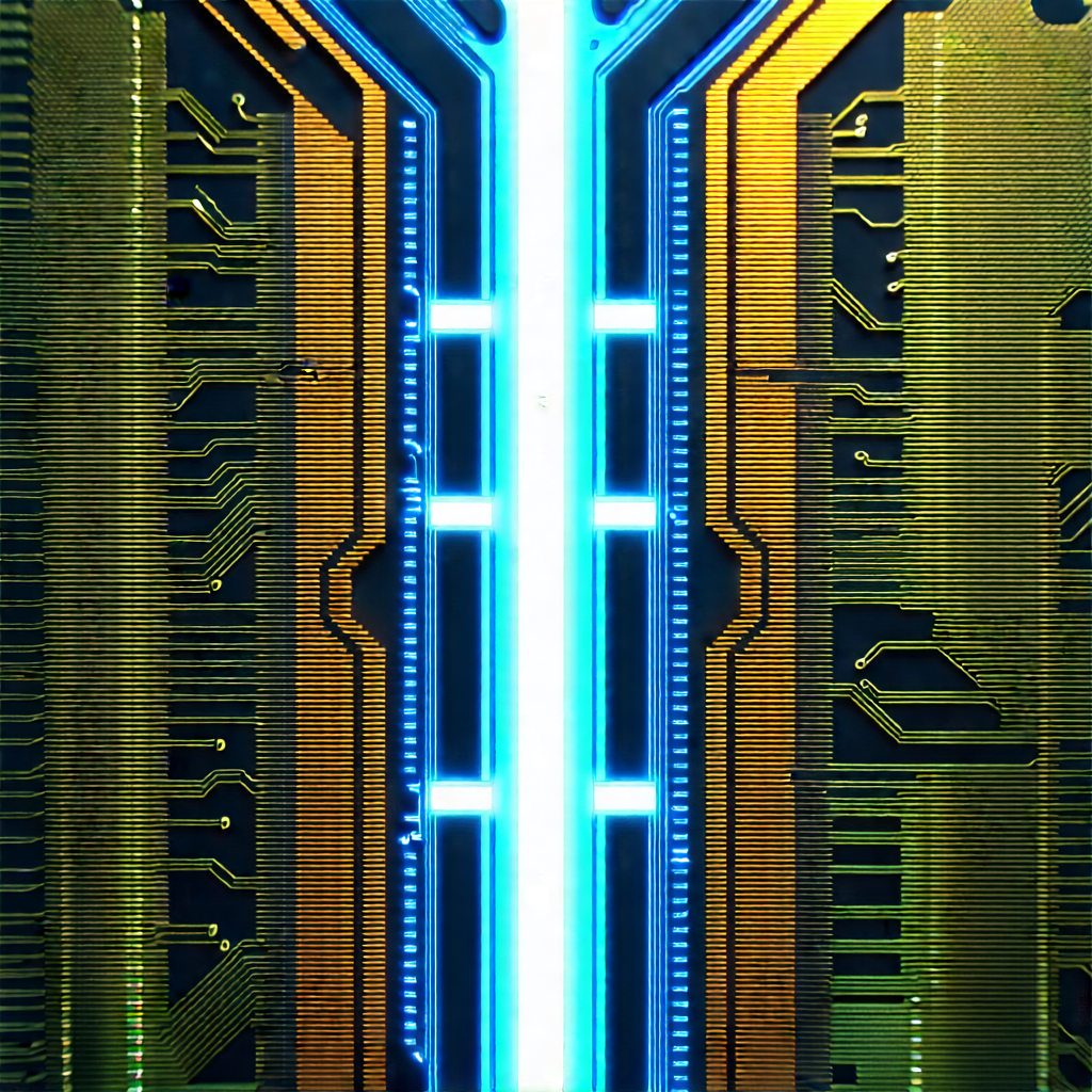 Close-up of memory module