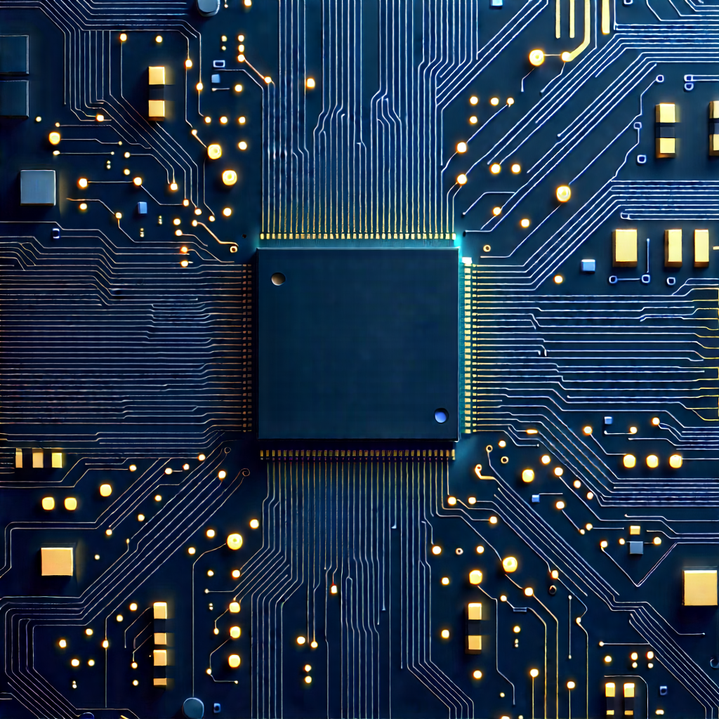 Circuit board with (digital:1.31) particles
