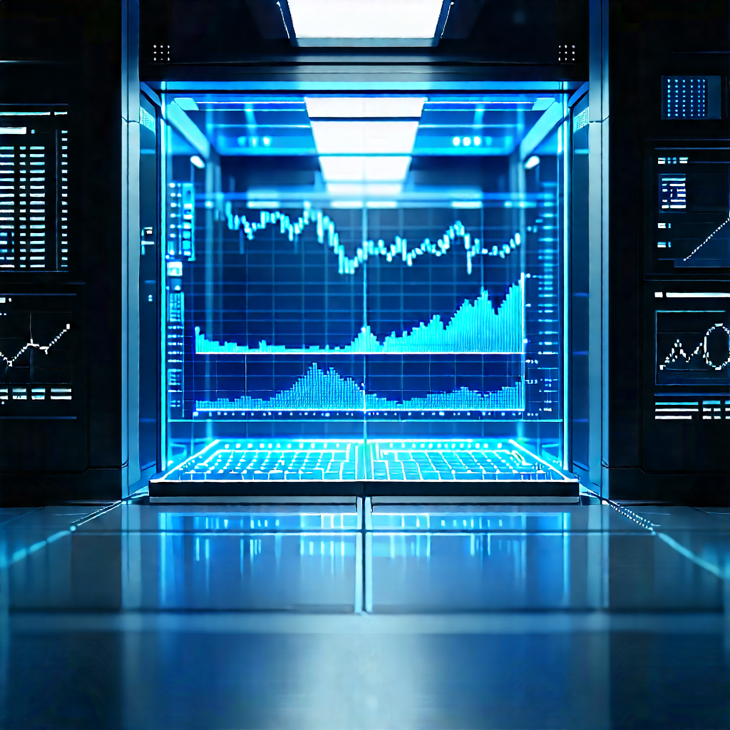 Financial Technology In Research Center With Image, There