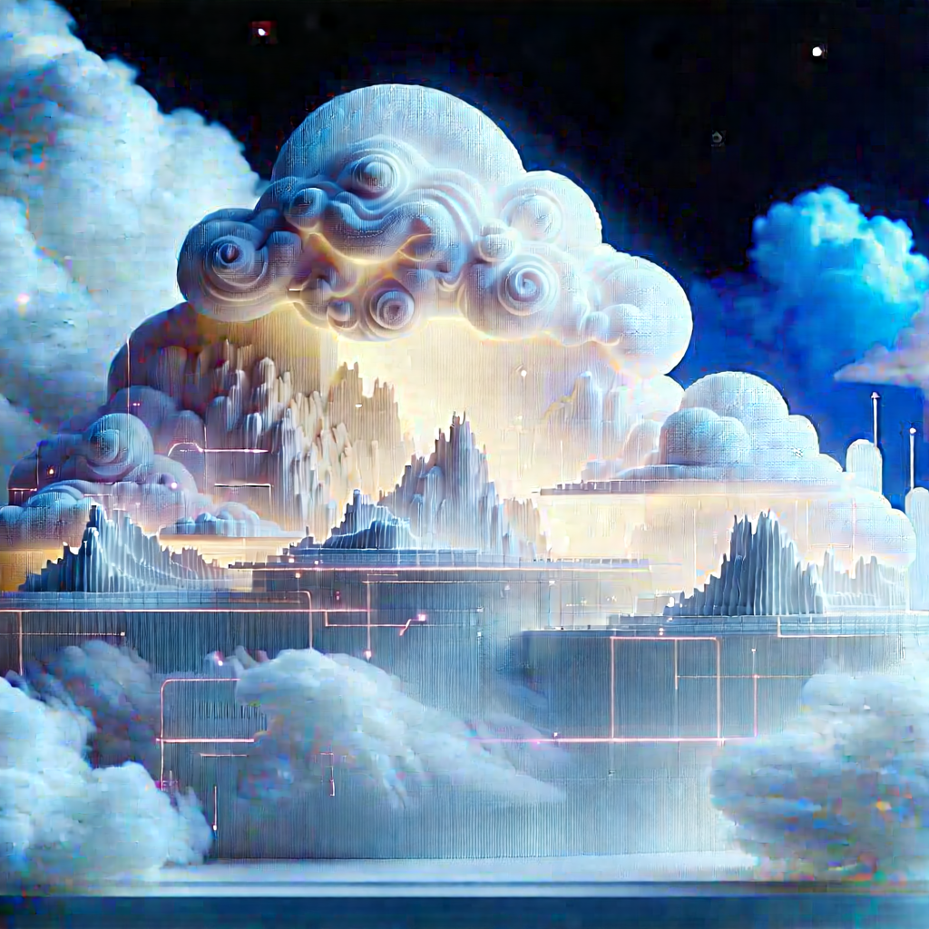 Cloud Computing Visualization With Image, There