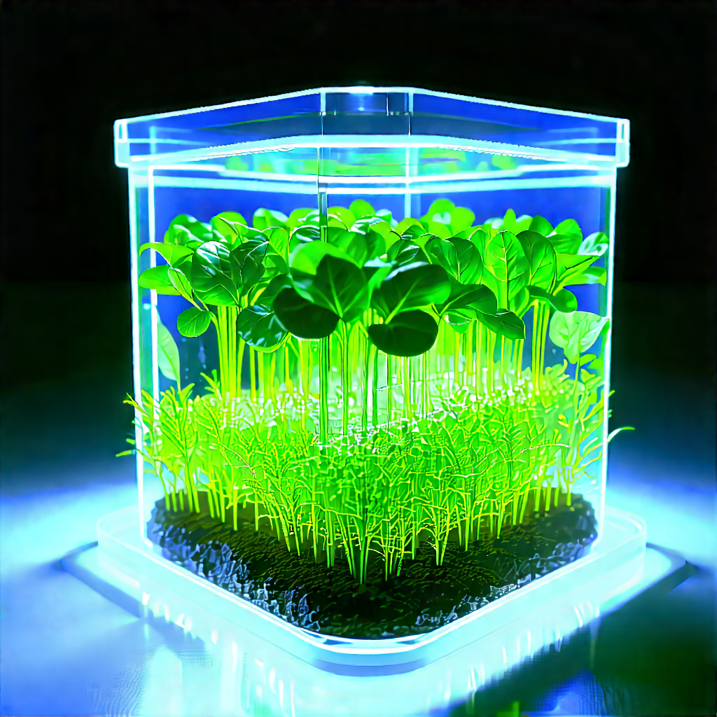 Agricultural technology in (modern:1.16) laboratory