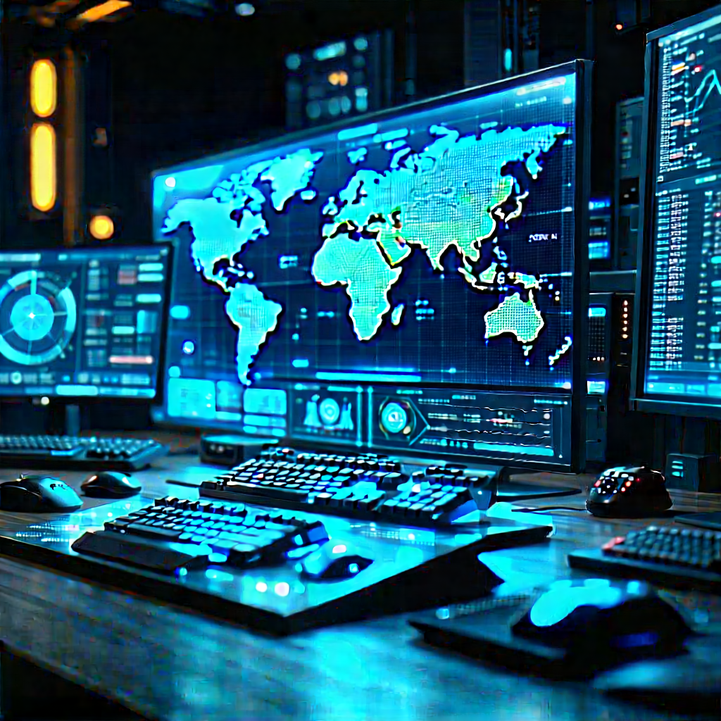 Financial technology in tech office