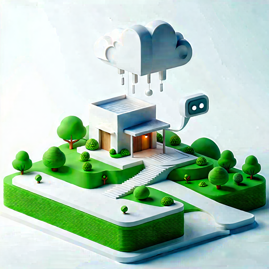 Innovative Communication Tool (design:1.29) With White House