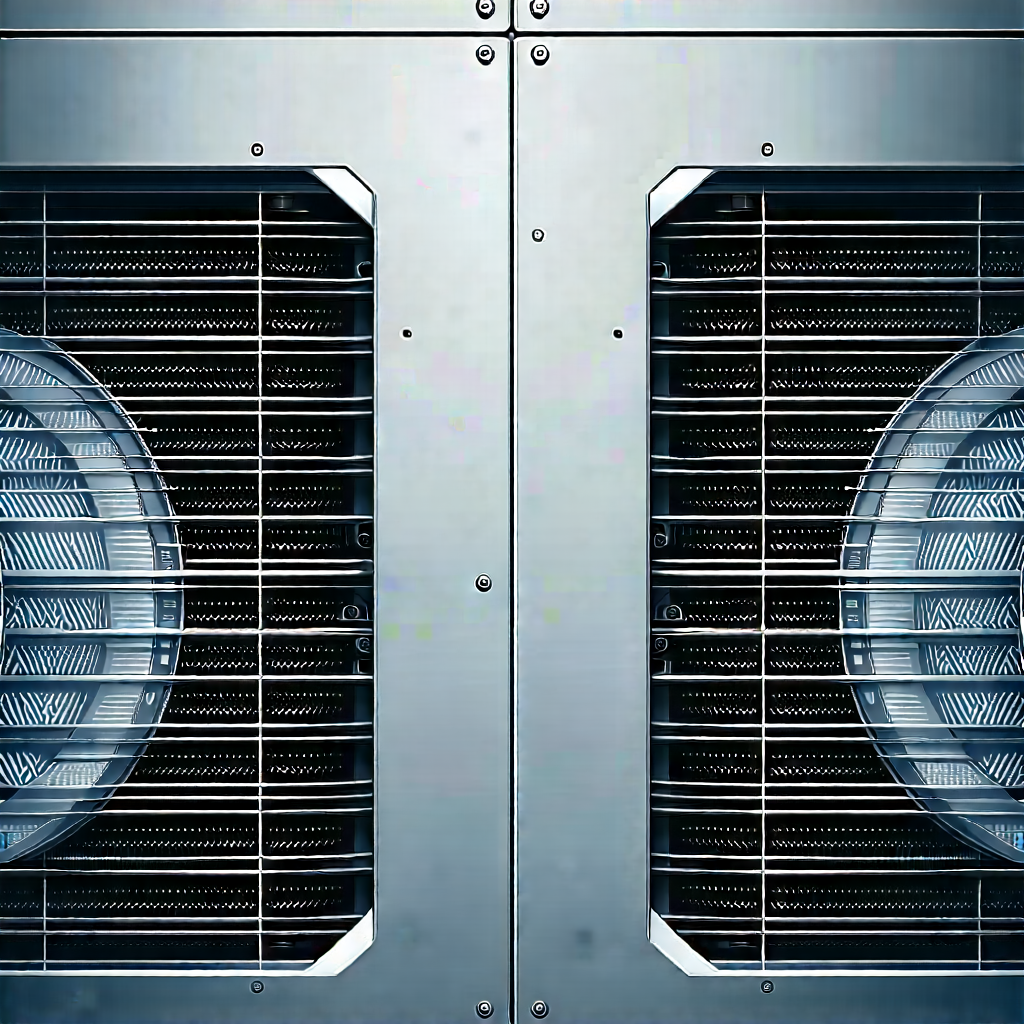 Close-up of cooling system