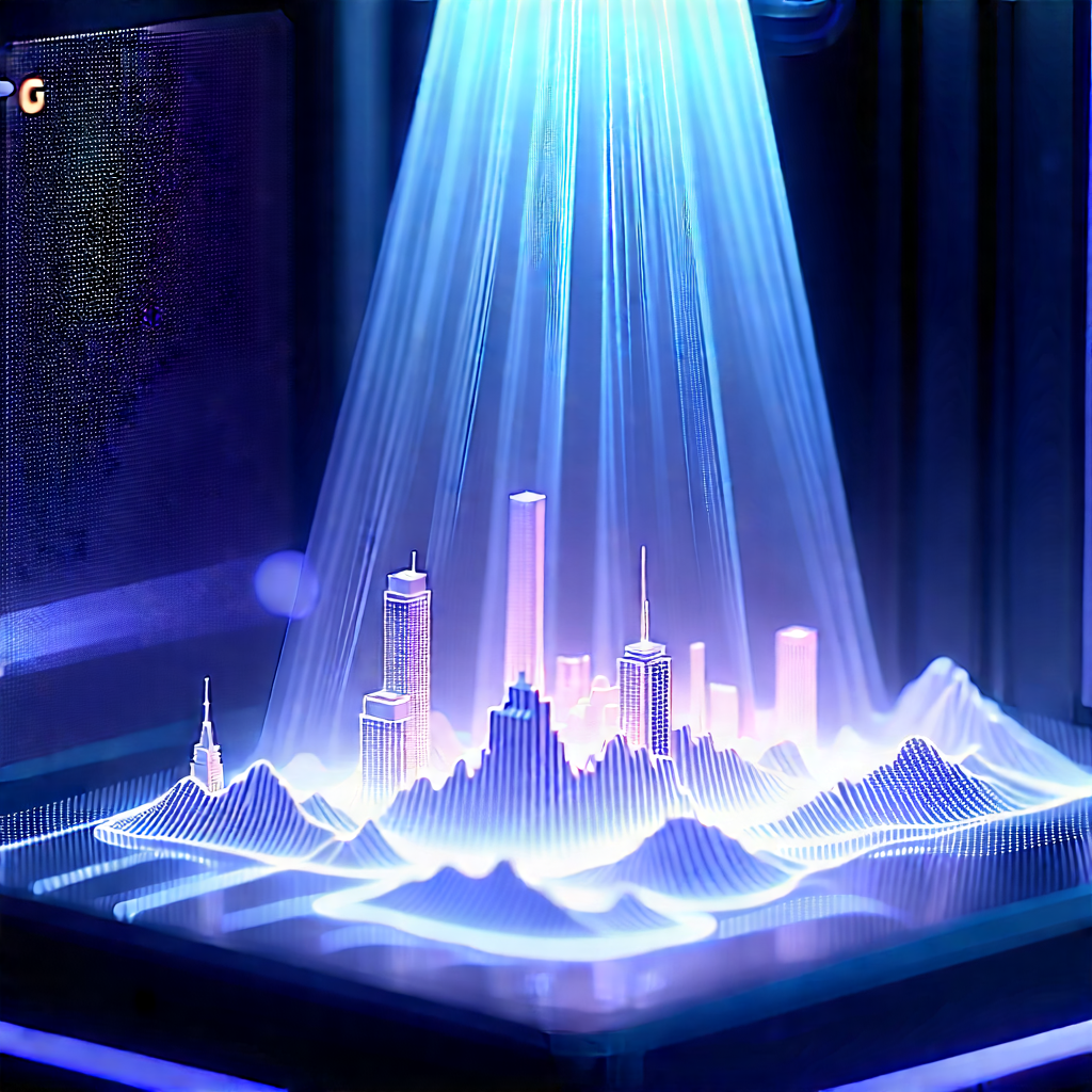 3d printer with holographic projection