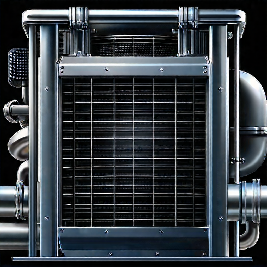 Close-up of cooling system