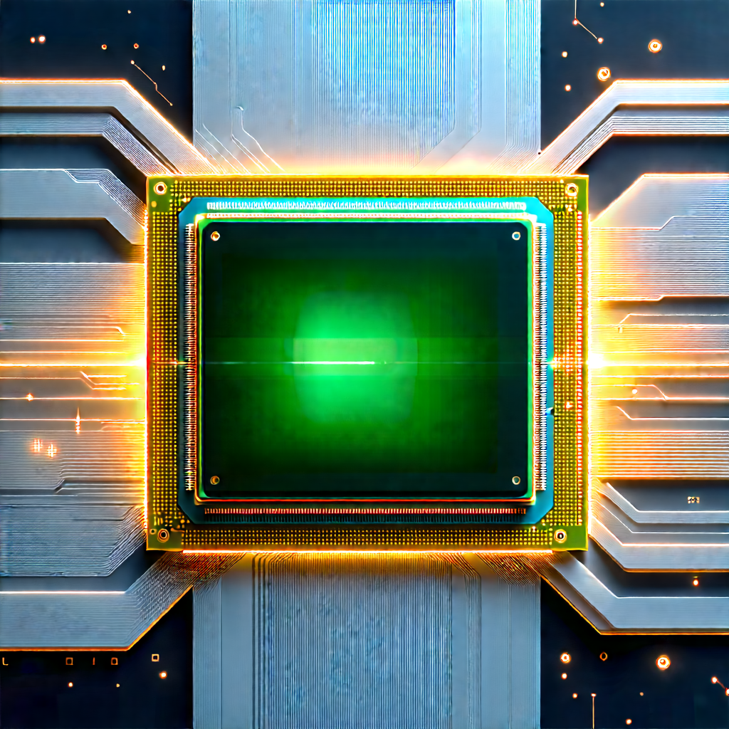 Microchip with digital particles