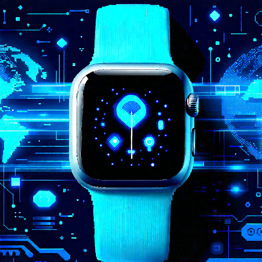 Smart watch with data visualization