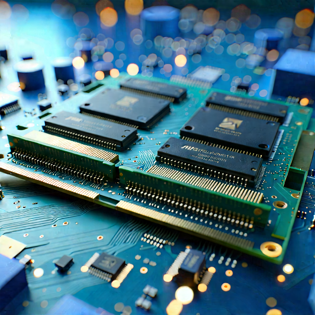 Close-up of memory module