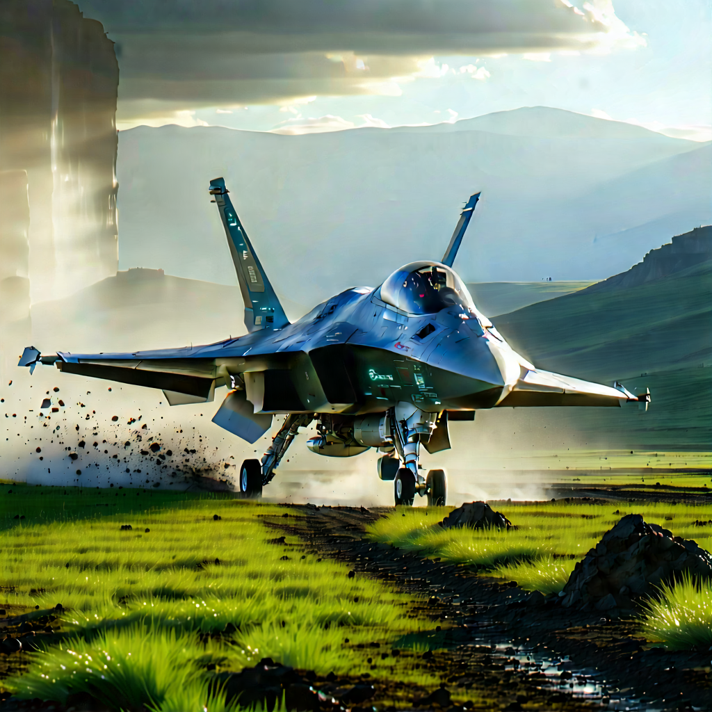 Aerospace Technology In Field Deployment With Fighter Flying