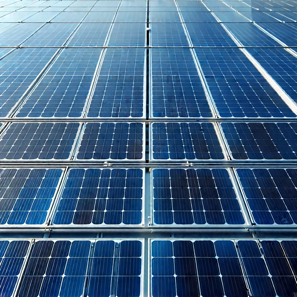 Solar Panel With Laser Scanning With Large Solar