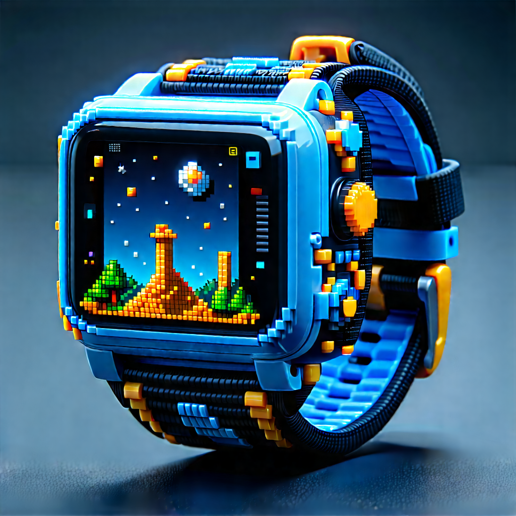 Innovative Wearable Device (design:1.47) With Blue Yellow