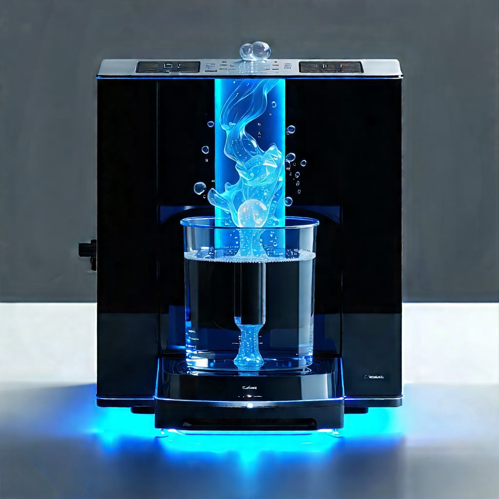 Innovative Smart Appliance Design With Black Blue