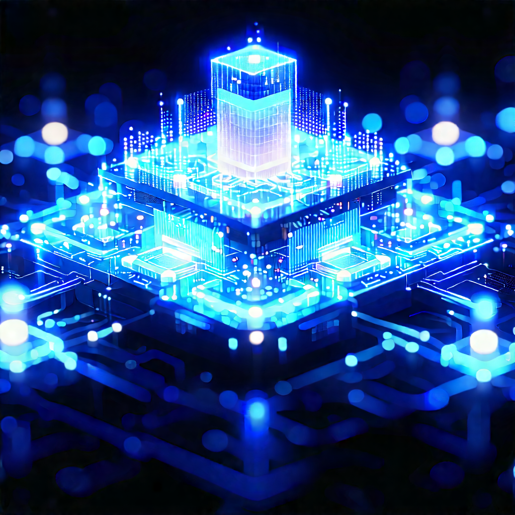 Blockchain Network Visualization With Image, There