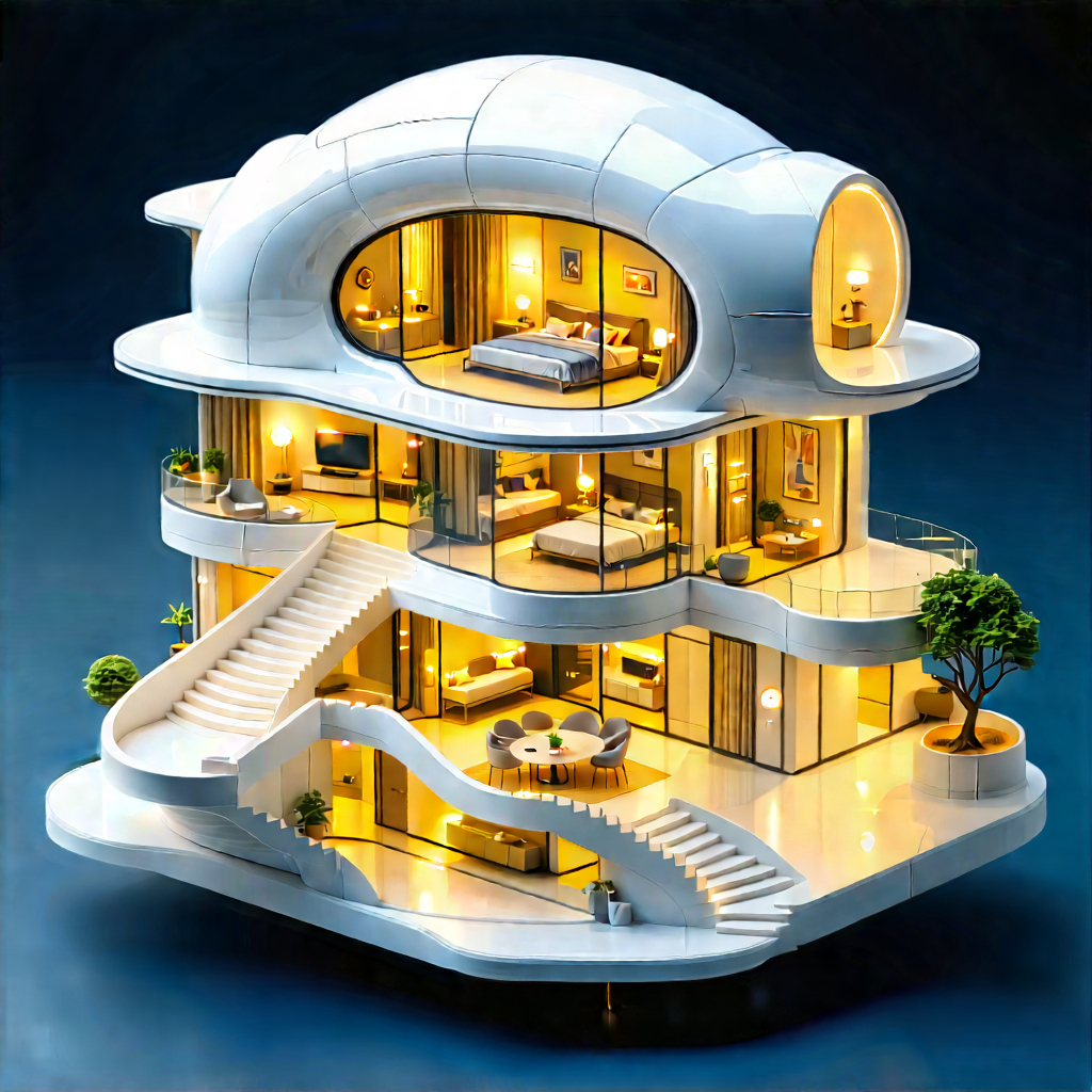 Futuristic smart home