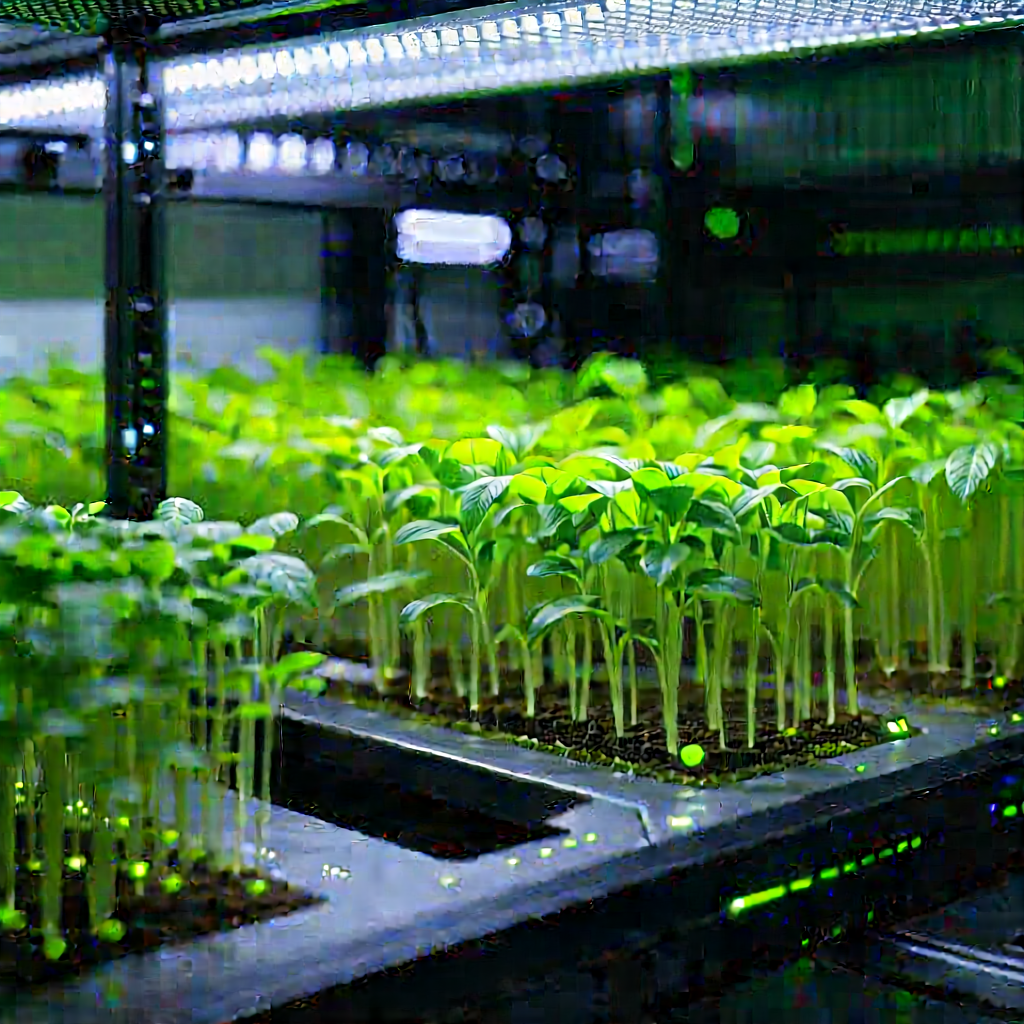 Agricultural Technology In Research Center With Image, There