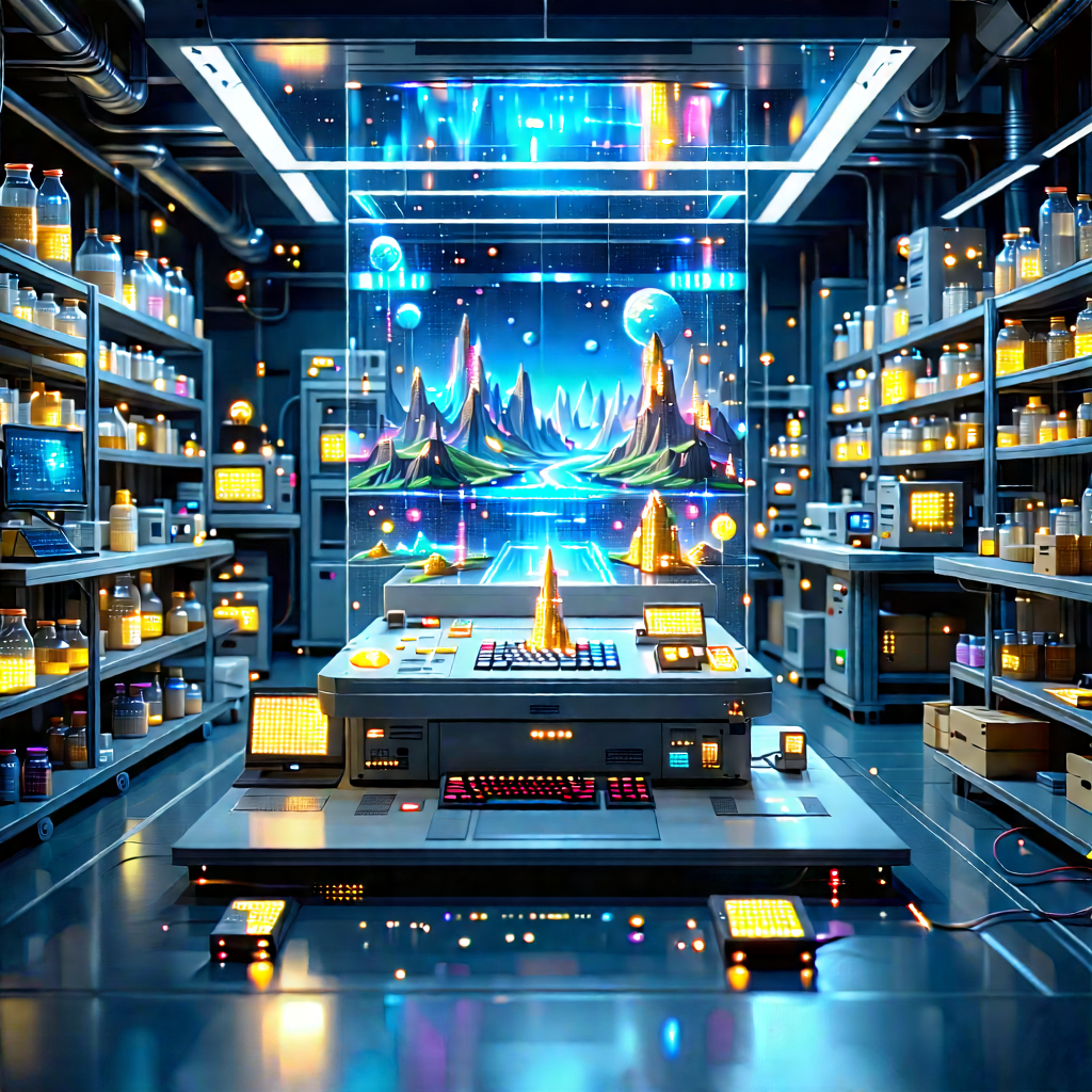 Entertainment Technology In Manufacturing Facility With Image, There