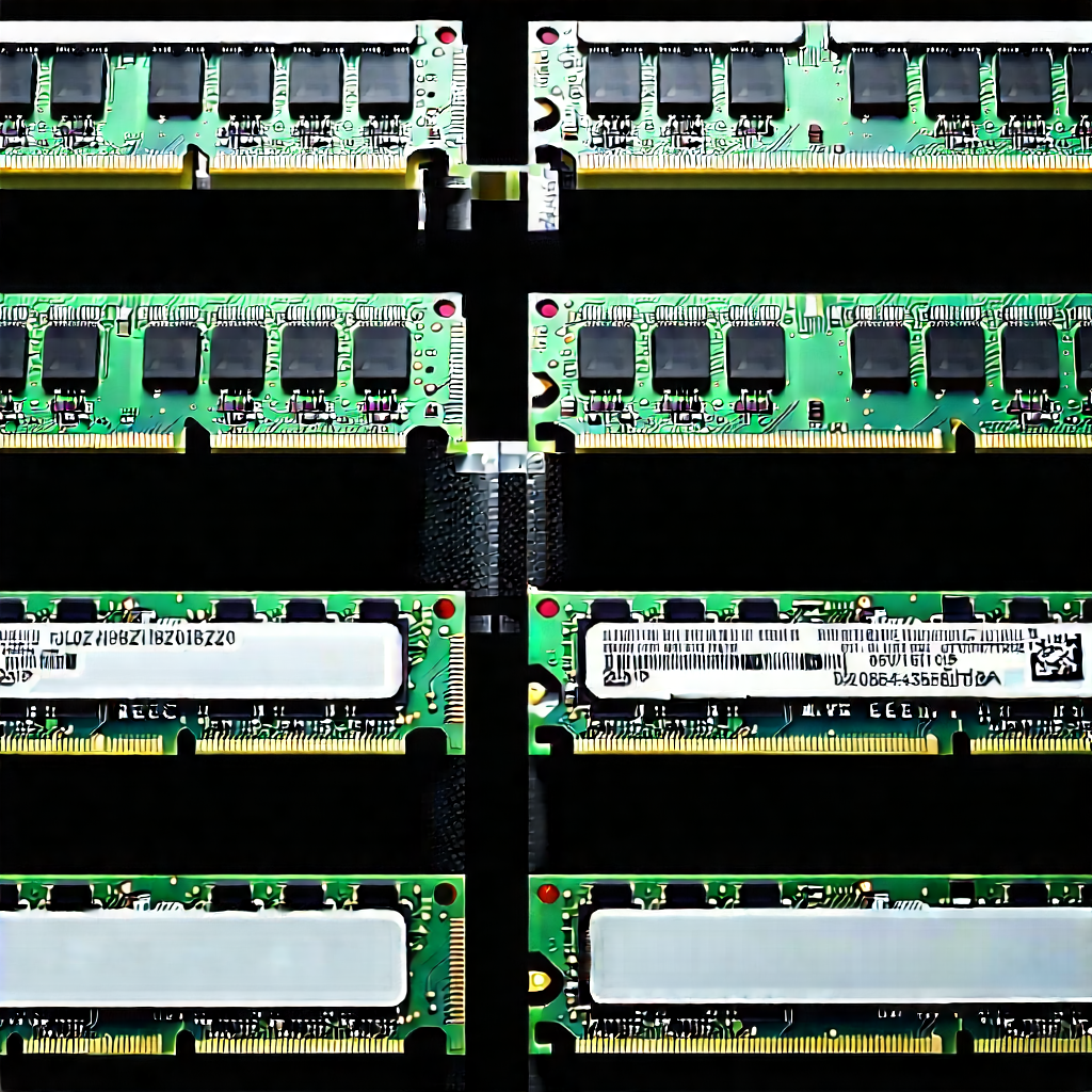 Close-up of memory module