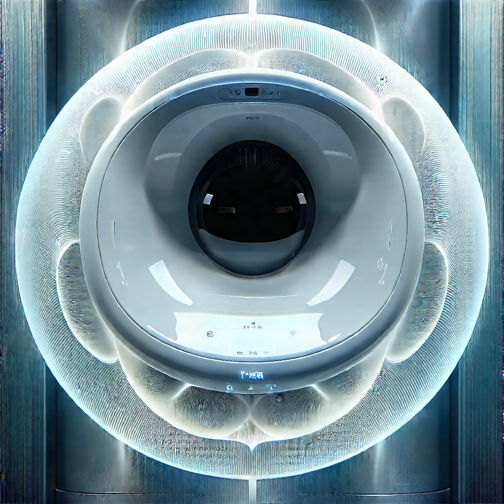 Innovative Smart Appliance Design With Large, Round,